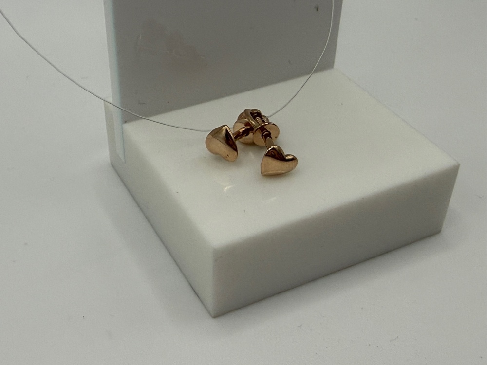 СЕРЬГИ ПУСЕТЫ без камня (Au 585)