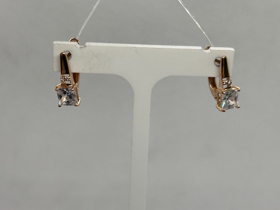 СЕРЬГИ С КАМНЯМИ (Au 585)