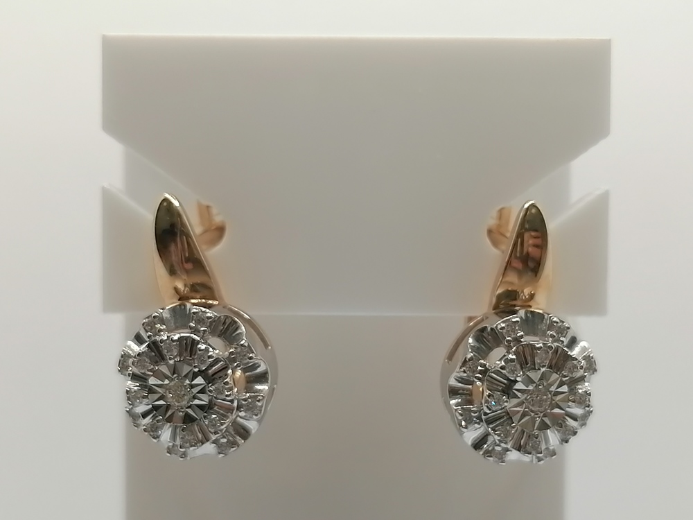 СЕРЬГИ БРИЛЛИАНТ (Au 585)