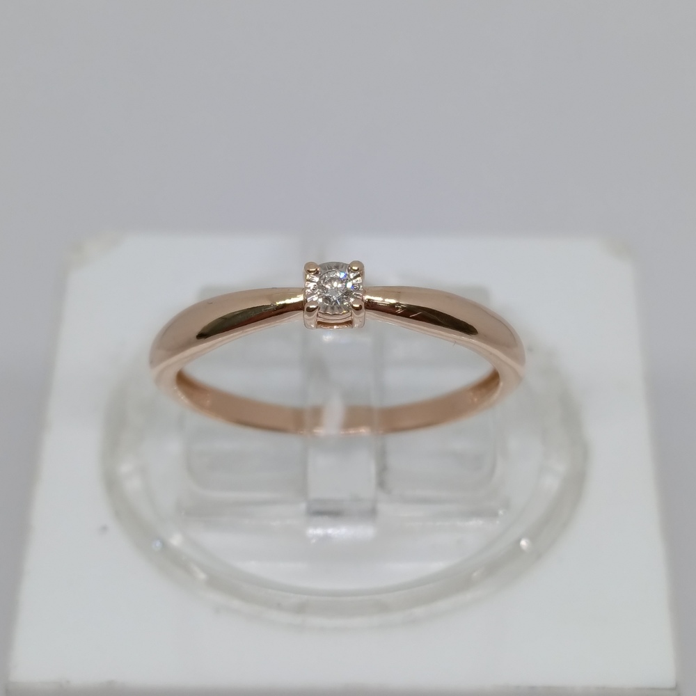 КОЛЬЦО БРИЛЛИАНТ Au 585