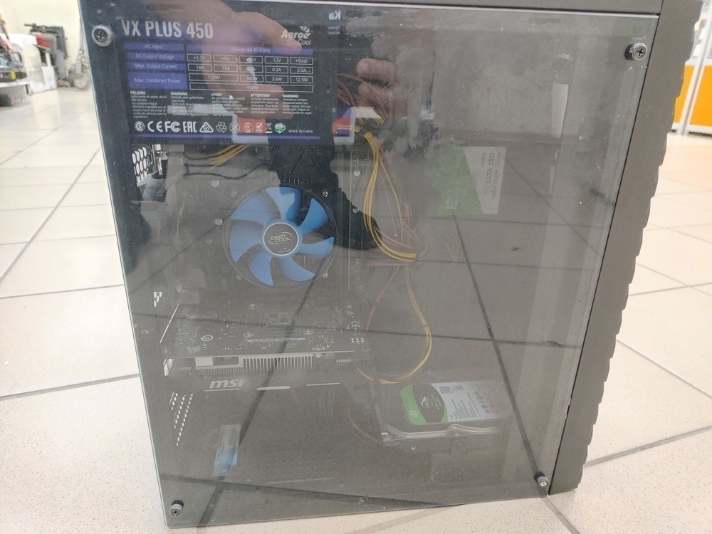 Системный блок Aero Cool; Core i5-9400F, GeForce GTX 1650, 16 Гб, 128 Гб, 1 Tb