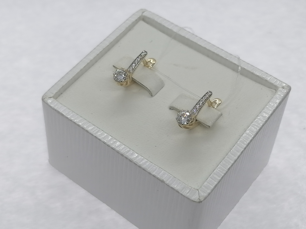 СЕРЬГИ С КАМНЯМИ (Au 585)