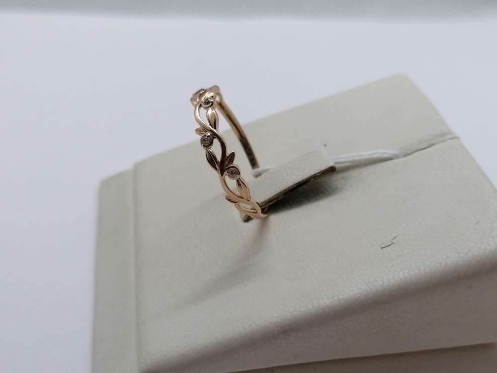 КОЛКМИ585 КОЛЬЦО С КАМНЯМИ (Au 585)