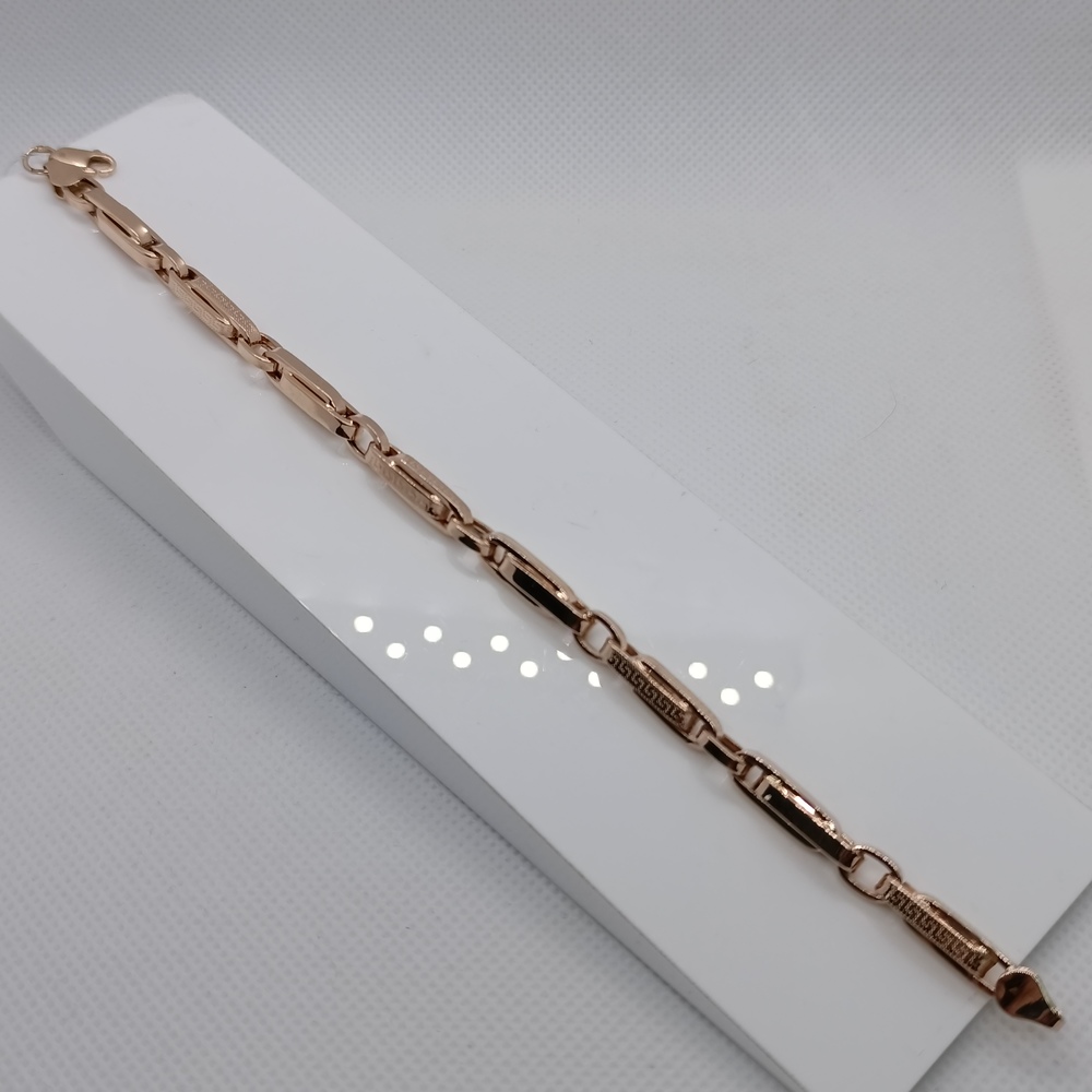 БРАСЛЕТ ПУСТОТЕЛЫЙ Фантазия (Au 585)