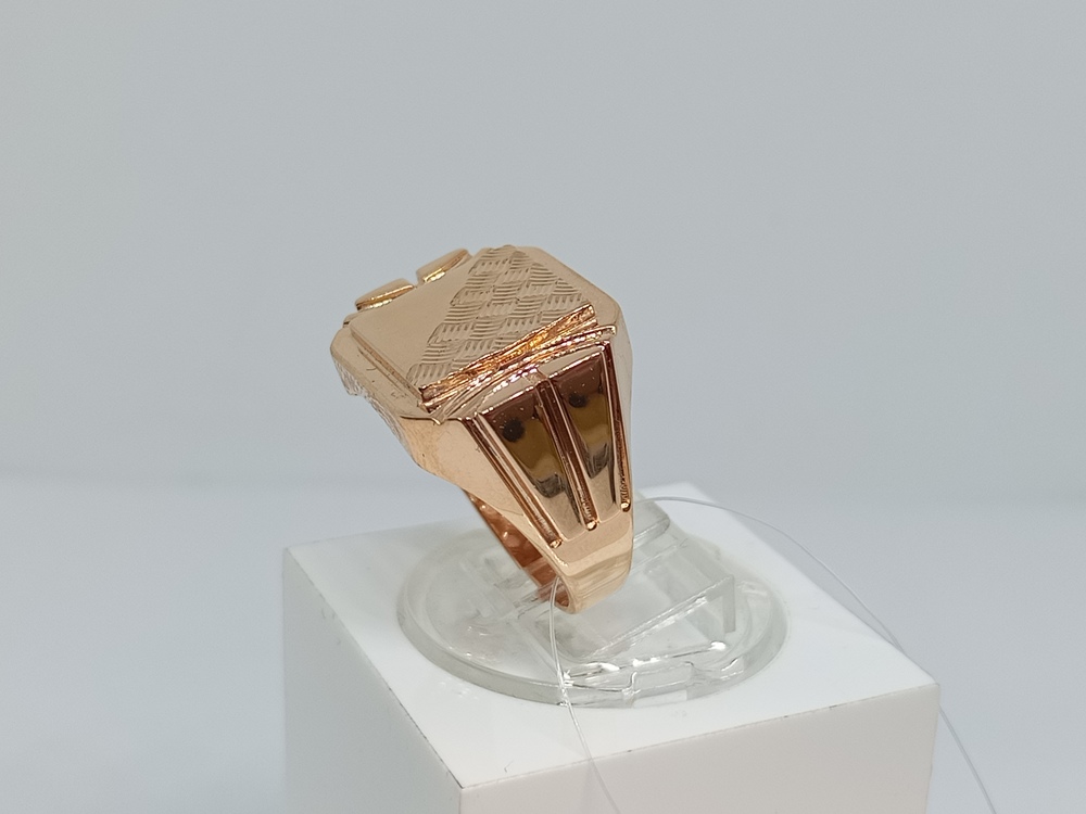 КОЛЬЦО ПЕЧАТКА без камня (Au 585)