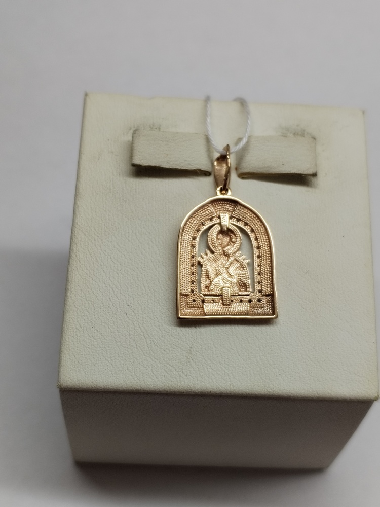 ПОДВЕСКА ИКОНА С КАМНЯМИ (Au 585)