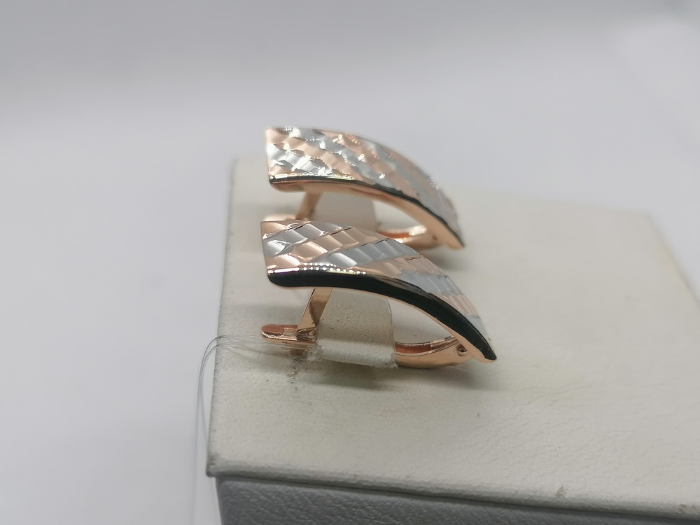 СЕРЬГИ БЕЗ КАМНЯ (Au 585)