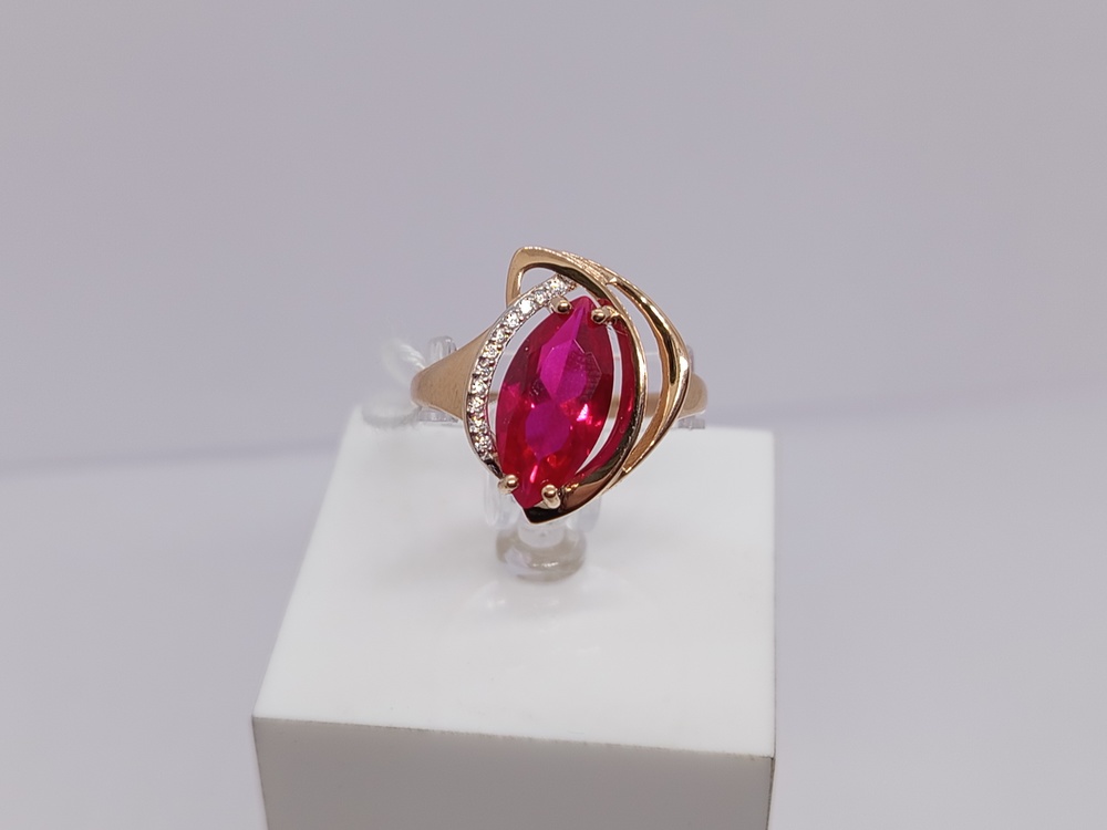 КОЛКМИ585 КОЛЬЦО С КАМНЯМИ (Au 585)