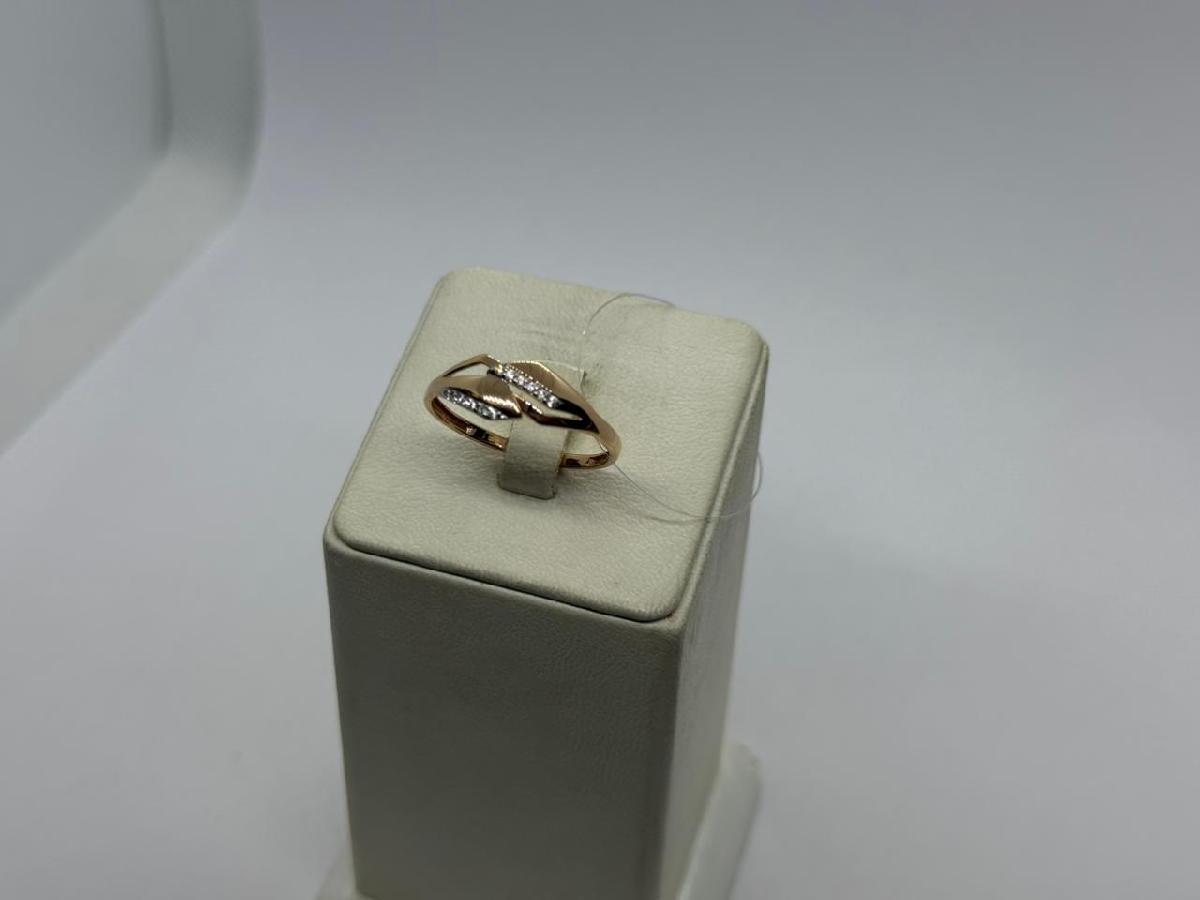 КОЛЬЦО С КАМНЯМИ (Au 585)