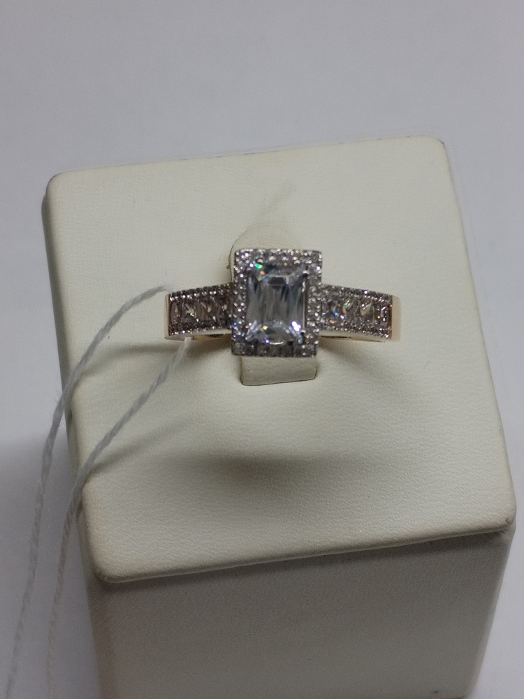 КОЛКМИ585 КОЛЬЦО С КАМНЯМИ (Au 585)