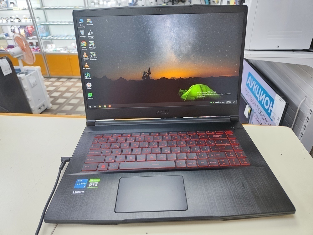 Ноутбук MSI .; Core i5-11260H, GeForce RTX 3050, 16 Гб, 512 GB, Нет
