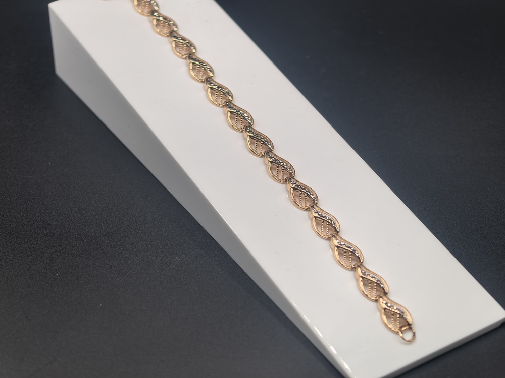 БРАСЛЕТ ПОЛНОВЕСНЫЙ Фантазия Au 585