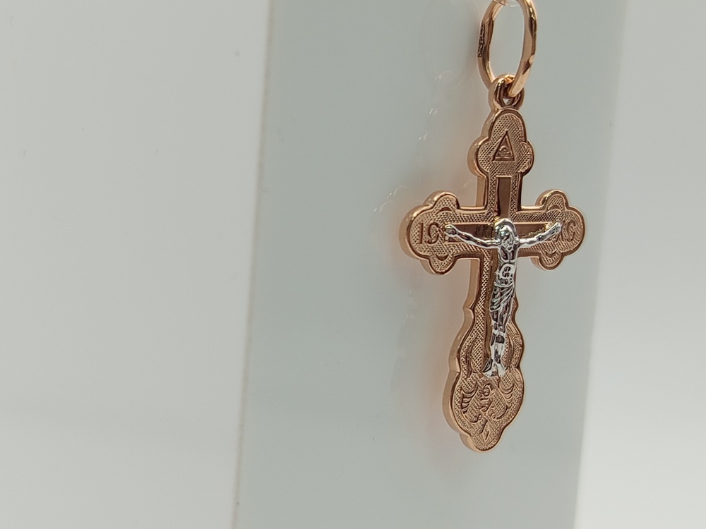 ПОДВЕСКА КРЕСТ без камня (Au 585)