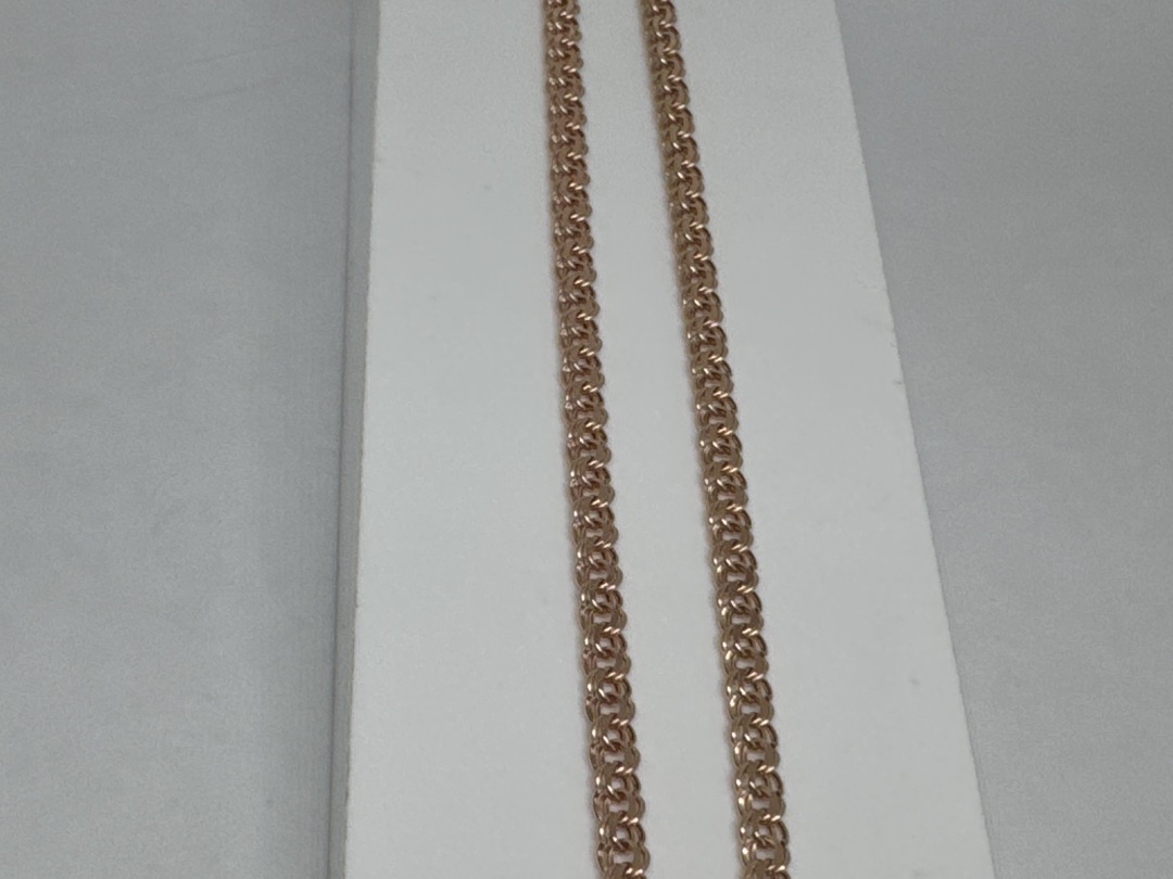 ЦЕПЬ ПУСТОТЕЛАЯ Бисмарк (Au 585)