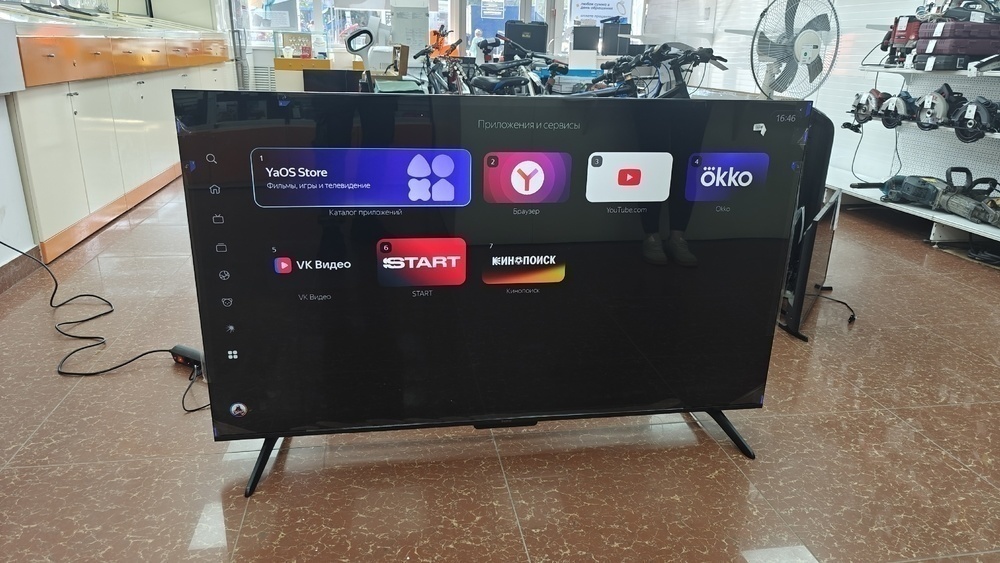 LED Телевизор Яндекс Станция Бейсик с Алисой, 65“ 4K UHD