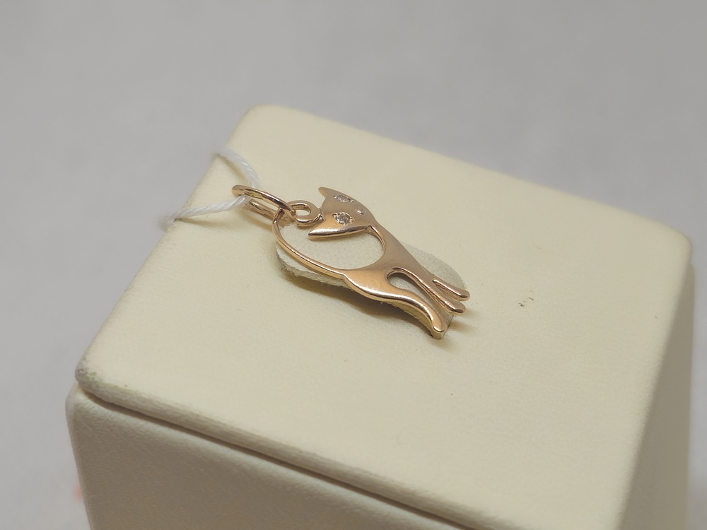 ПОДКМИ585 ПОДВЕСКА С КАМНЯМИ (Au 585)