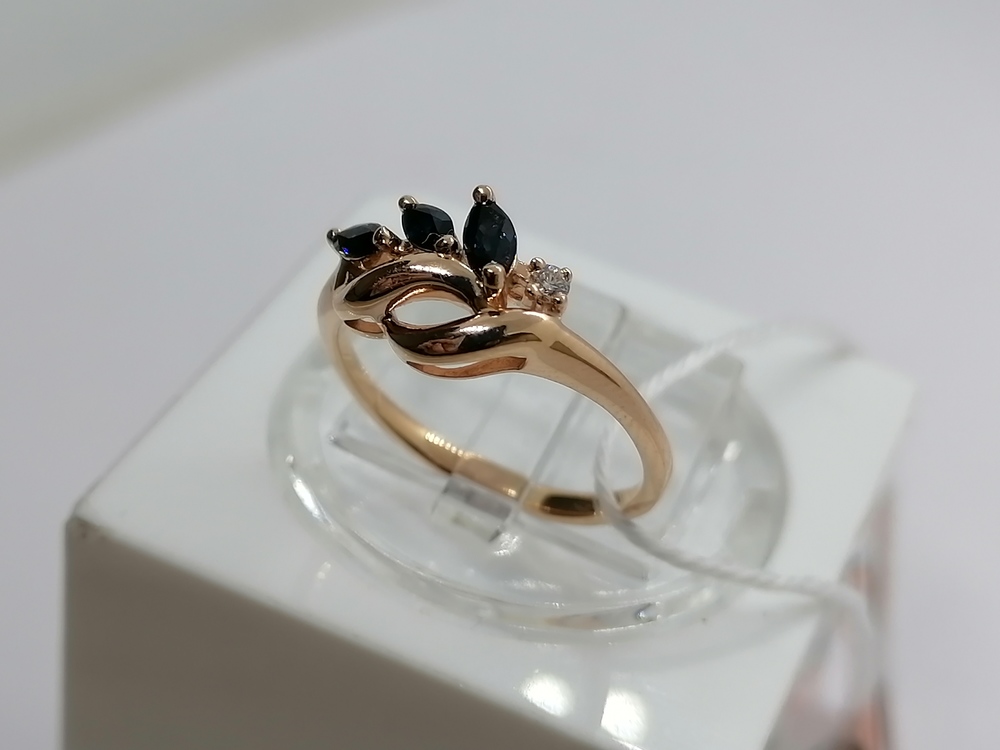 КОЛЬЦО БРИЛЛИАНТ Au 585