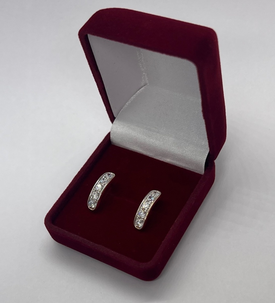 СЕРЬГИ С КАМНЯМИ (Au 585)