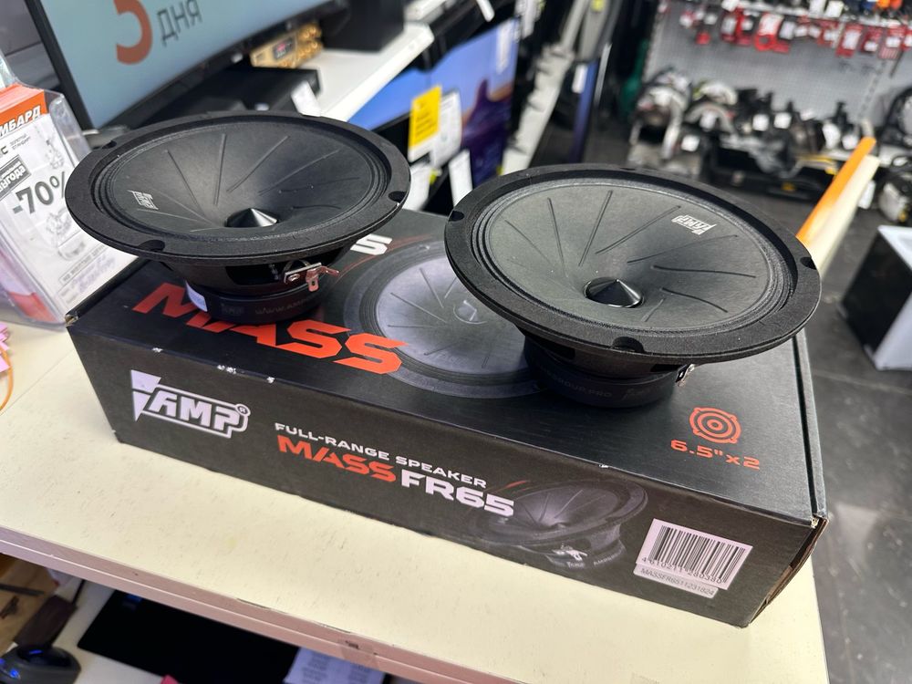 Автоакустика передняя AMP MASS FR65;
