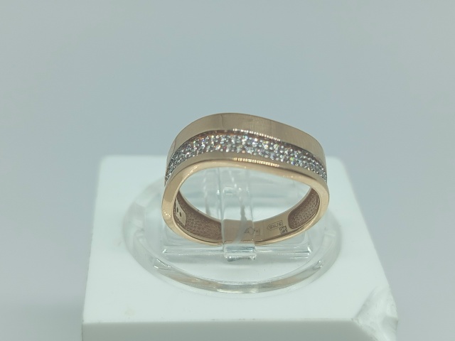 КОЛКМИ585 КОЛЬЦО С КАМНЯМИ (Au 585)
