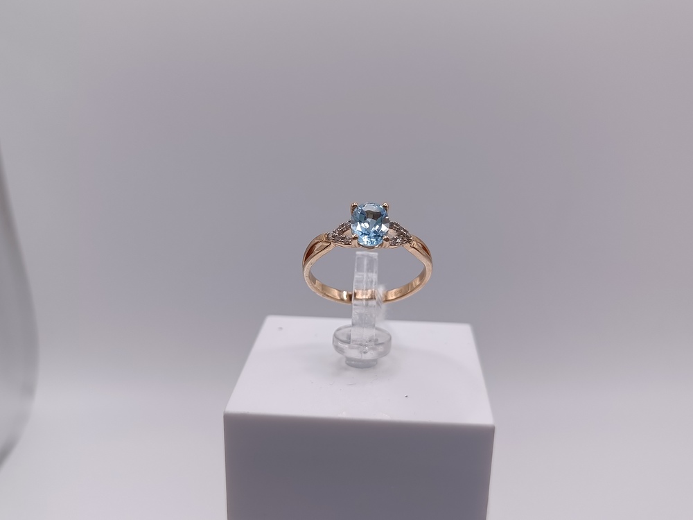 КОЛКМИ585 КОЛЬЦО С КАМНЯМИ (Au 585)