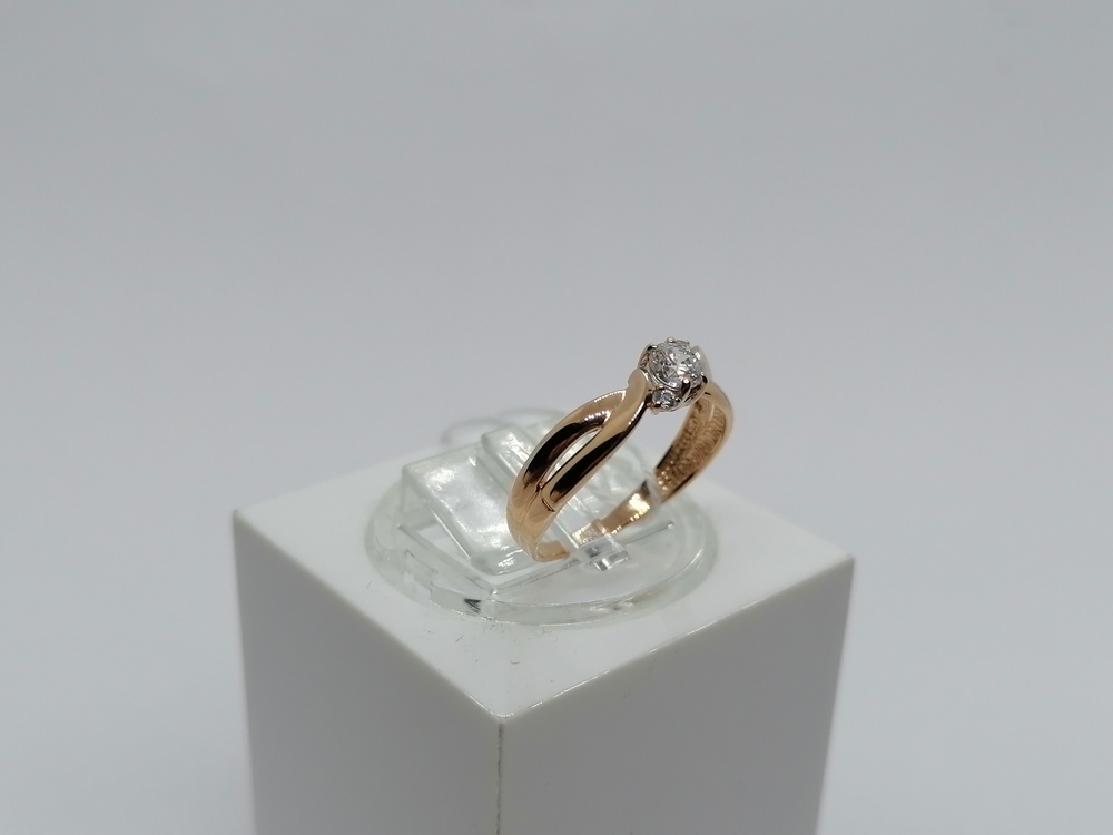 КОЛКМИ585 КОЛЬЦО С КАМНЯМИ (Au 585)
