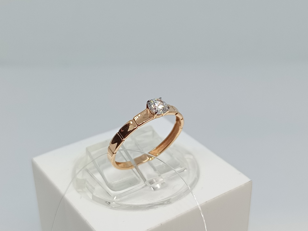 КОЛЬЦО С КАМНЕМ (Au 585)