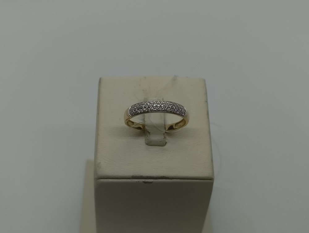 КОЛЬЦО С КАМНЯМИ (Au 585)