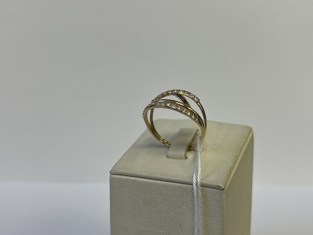 КОЛКМИ585 КОЛЬЦО С КАМНЯМИ (Au 585)