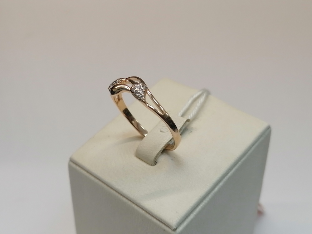 КОЛКМИ585 КОЛЬЦО С КАМНЯМИ (Au 585)