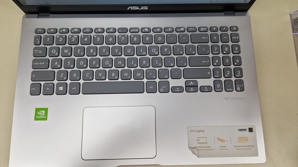 Ноутбук ASUS; Core i3-1005G1, GeForce MX110, 6 Гб, 256 Гб, Нет