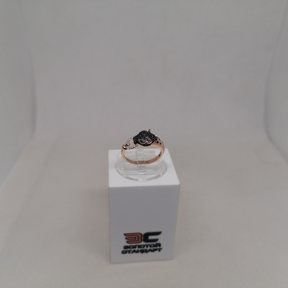 КОЛЬЦО С КАМНЯМИ (Au 585)