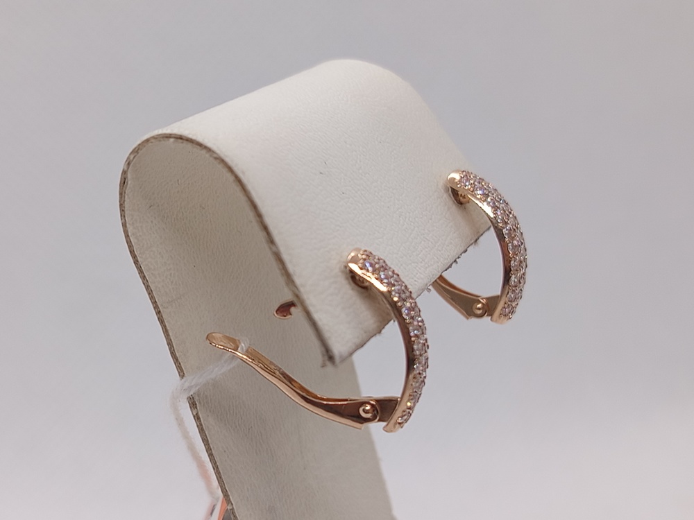 СКМИ585 СЕРЬГИ С КАМНЯМИ (Au 585)