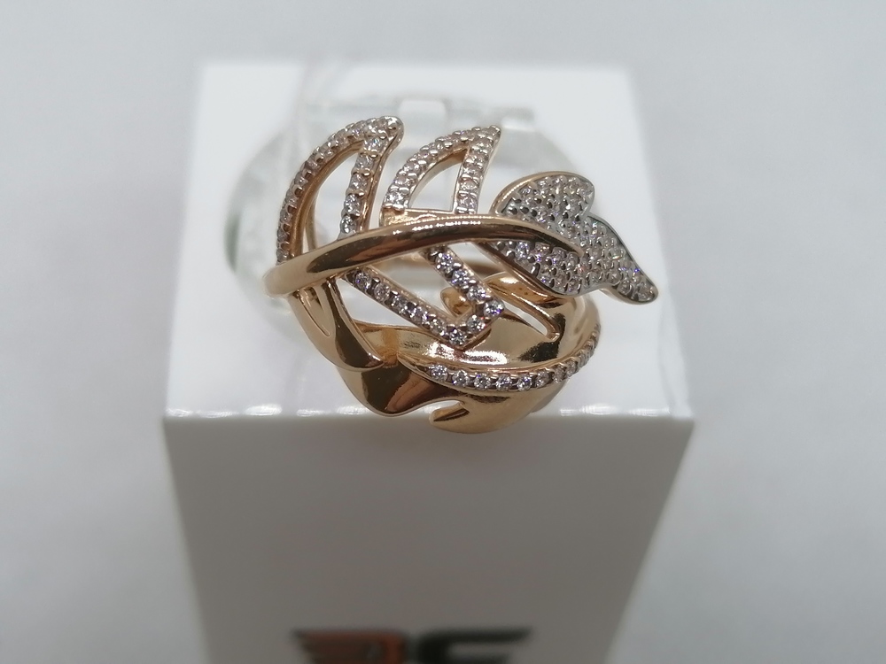 КОЛКМИ585 КОЛЬЦО С КАМНЯМИ (Au 585)
