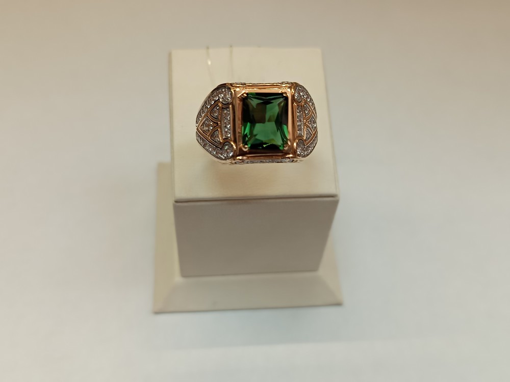 ПЕЧАТКА С КАМНЯМИ (Au 585)