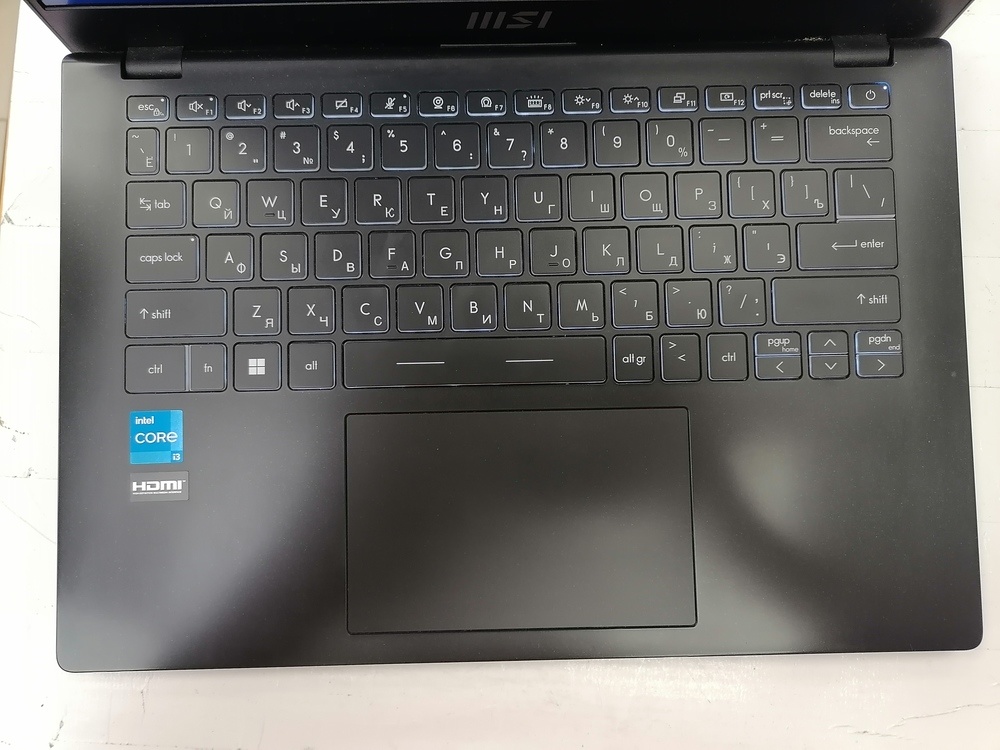 Ноутбук MSI Modern 15; Core i3-1215U, Intel UHD Graphics, 8 Гб, 256 Гб, Нет