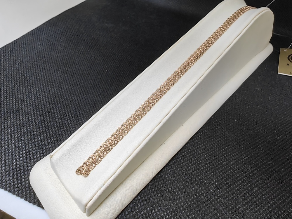 ЦЕПЬ ПУСТОТЕЛАЯ Бисмарк (Au 585)