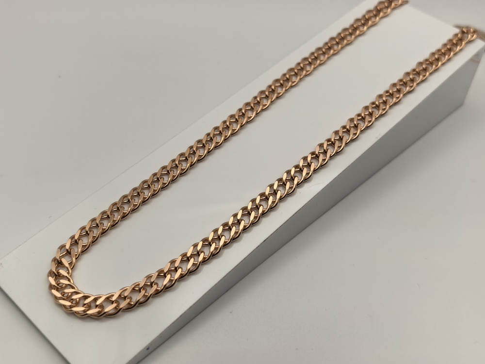 ЦЛР2585 ЦЕПЬ ПОЛНОВЕСНАЯ Ромб двойной (Au 585)