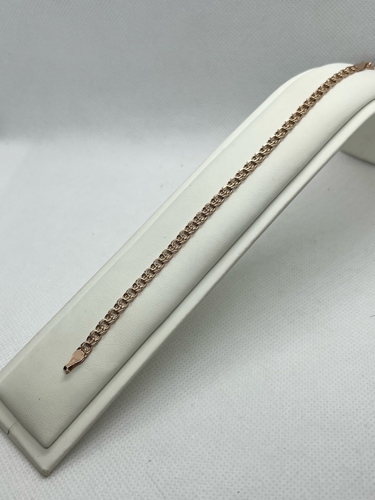 670006022 БРАСЛЕТ ПУСТОТЕЛЫЙ Бисмарк (Au 585)