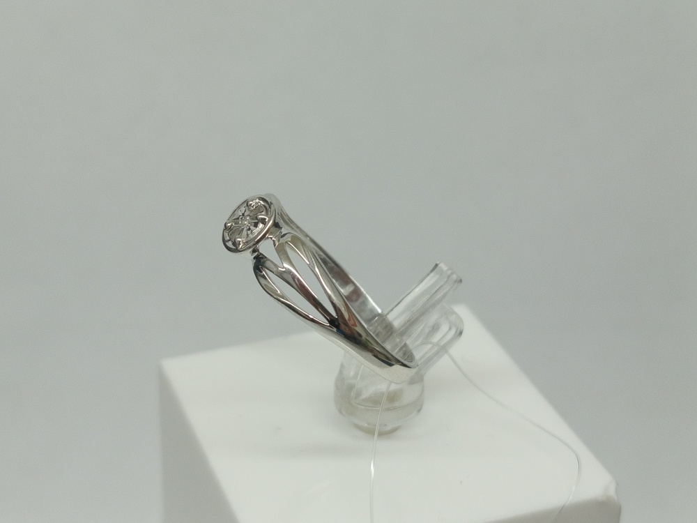 КОЛЬЦО БРИЛЛИАНТ (Ag 925)