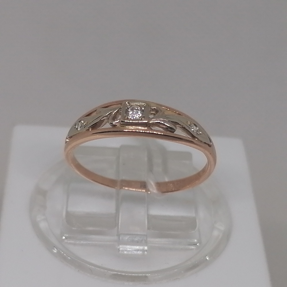 КОЛКМИ585 КОЛЬЦО С КАМНЯМИ (Au 585)