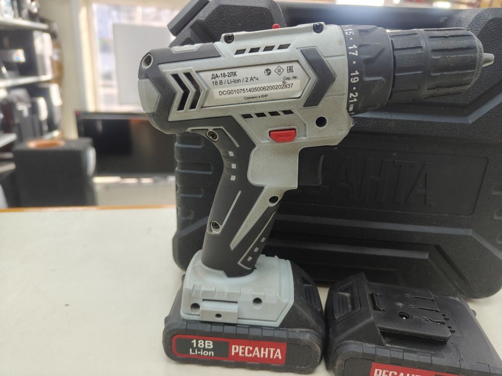 Шуруповерт Ресанта ДА-18-2ЛК