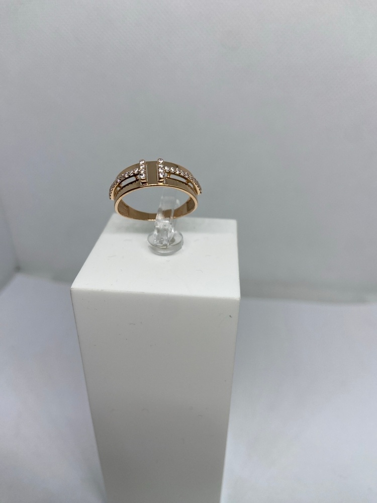 КОЛКМИ585 КОЛЬЦО С КАМНЯМИ (Au 585)