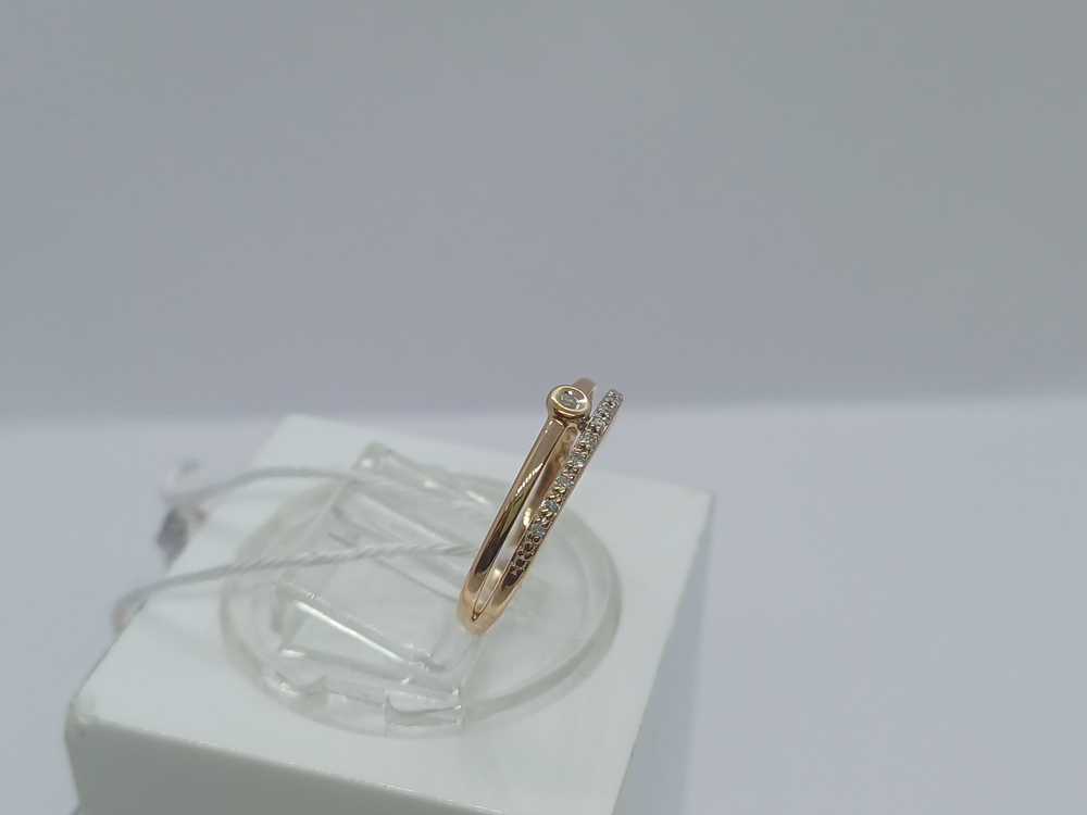 КОЛЬЦО БРИЛЛИАНТ Au 585