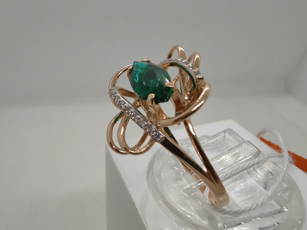 КОЛКМИ585 КОЛЬЦО С КАМНЯМИ (Au 585)