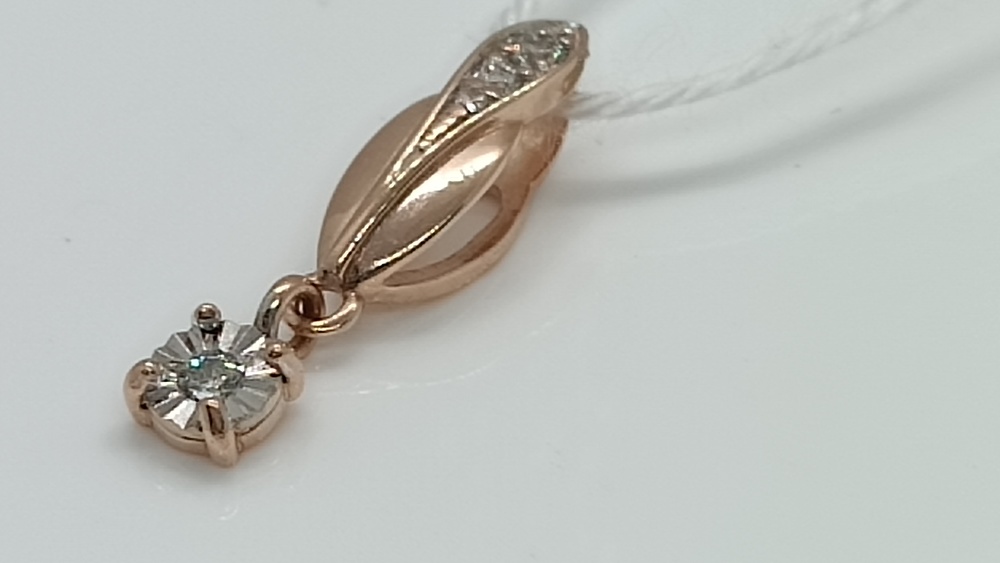 ПОДВЕСКА БРИЛЛИАНТ Au 585