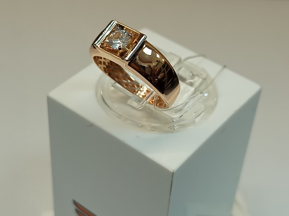 КОЛЬЦО С КАМНЕМ (Au 585)