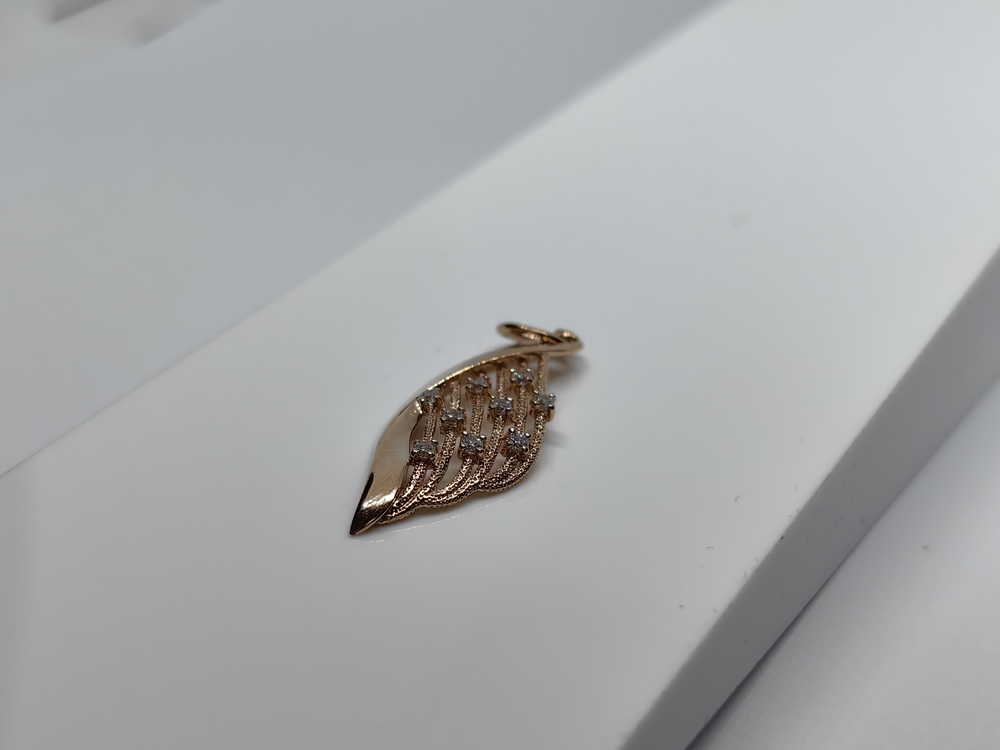 ПОДКМИ585 ПОДВЕСКА С КАМНЯМИ (Au 585)