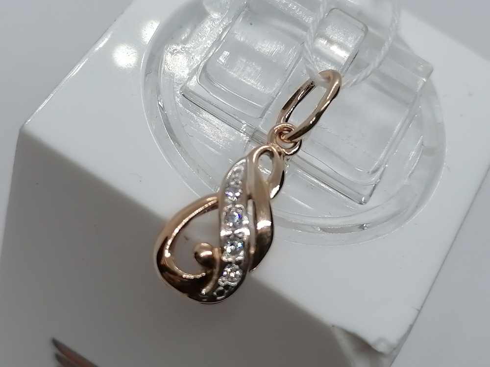 ПОДВЕСКА С КАМНЯМИ (Au 585)