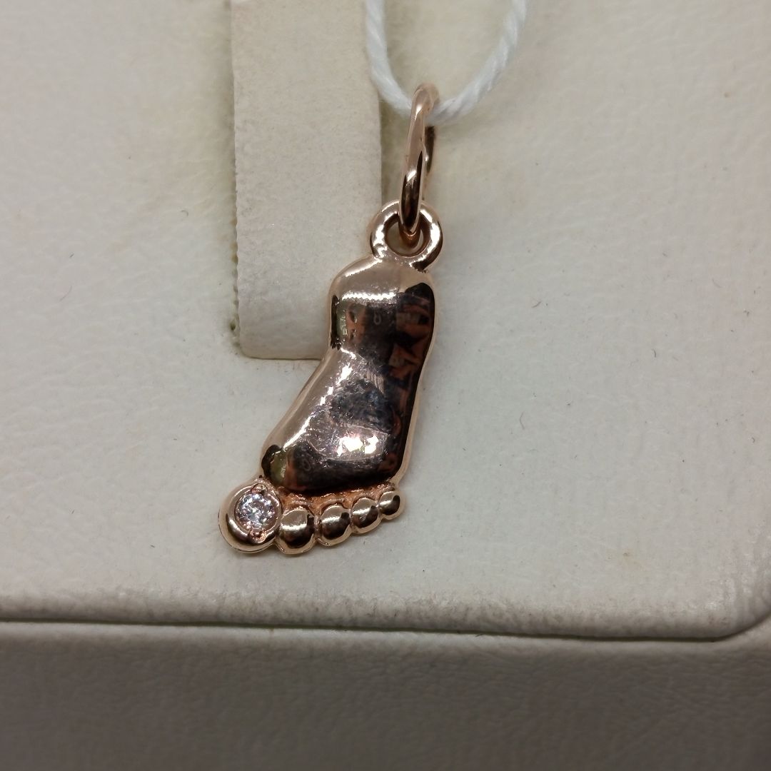 ПОДКМ585 ПОДВЕСКА С КАМНЕМ (Au 585)